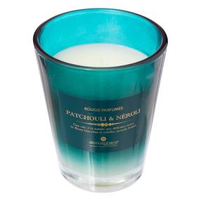 Svece, aromātiskā Atmosphera Alma Patchouli, 38 h, 270 g, zila krās.
