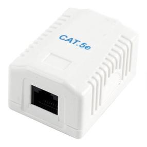 Tīkla produktu piederums Gembird Surface Mount Box CAT5E UTP White, balta krās.