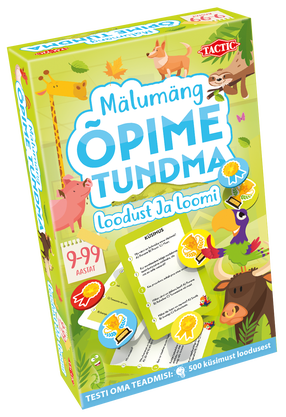 Kaardilauamäng Tactic Quiz Game Nature And Animals, EE