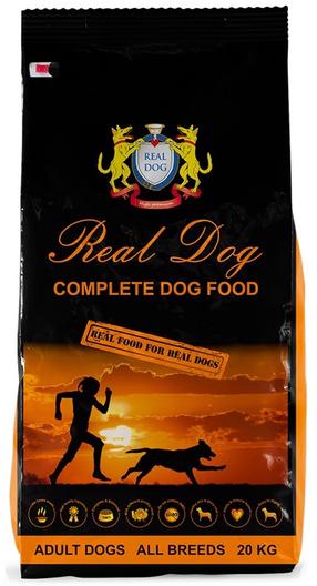 Kuiv koeratoit Real Dog Adult All Breeds, kalaliha/linnuliha, 20 kg