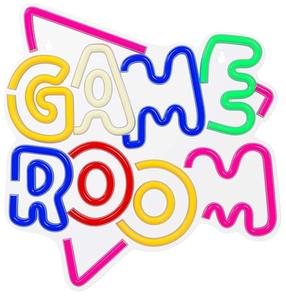 Dekoratsioon Neolia Game Room LED-valgustusega, 34.5 cm, 32.5 cm, mitmevärviline