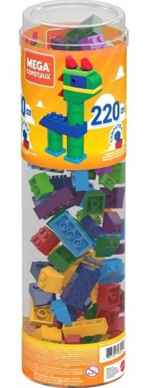 Kaladėlės Mattel Mega Bloks Building Tube, 220 vnt.