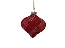 Eglutės žaisliukas Christmas Touch EB440039, aukso sp./raudona sp., 8 cm, stiklas