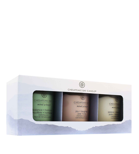 Набор свечей, ароматическая Chesapeake Bay Gift Set, 288 г, 3 шт., многоцветный