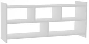 TV staliukas Kalune Design Pera, balta sp., 120 cm x 28 cm x 55 cm