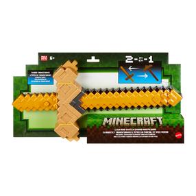 Žaislinis kardas Mattel Minecraft Clink And Switch JKC15, 42.9 cm Geltona sp.