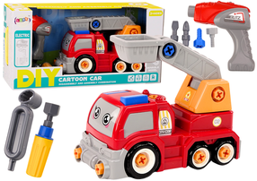  Tõstuk Lean Toys Cartoon DIY, punane v.