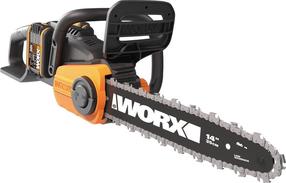Akumuliatorinis grandininis pjūklas Worx Power Share, be akumuliatoriaus