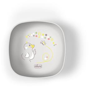 Bļoda Chicco 1600145, 6+ mēn., 15 cm, plastmasa, pelēka krās.
