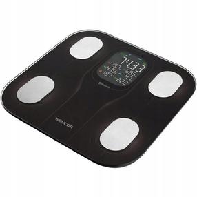Prekė su pažeista pakuote. Kūno svarstyklės Sencor SBS 9002BK