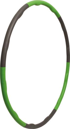 Gimnastikos lankas Schildkrot Fitness Hula Hoop, 100 cm, 1.2 kg, juoda sp./žalia sp.
