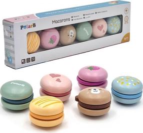 Развивающая игра Viga Toys PolarB Macarons, многоцветный, 6 шт.