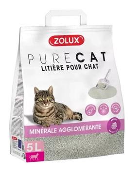 Kačių kraikas Zolux Pure Cat, organinis (sušokantis), 5 l
