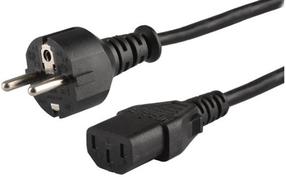 Кабель Elmak CL-138 C13, 3 pin, 1.8 м, черный цв.