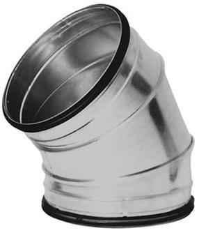 Torupõlv ventilatsioonisüsteemide jaoks Lindab BFU, 315 mm