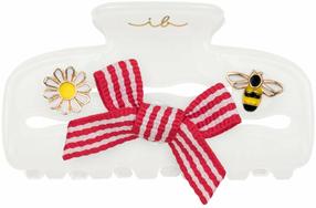 Plaukų segtukas Invisibobble Myclaw Wildflower Juicy Charms M, balta sp.