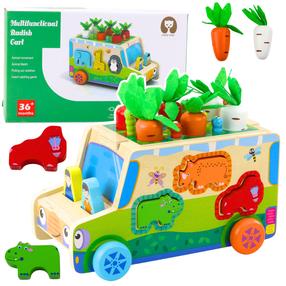 Formu škirotājs Lean Toys Multifunctional Radish Cart, 15 cm, daudzkrāsaina