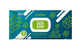Dzīvnieku kopšanas salvetes Record Aloe Vera 10870686, 40 gab.