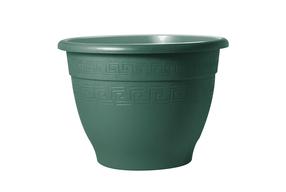 Lillepott Plasticotto, plastik, Ø 28 cm, roheline v.