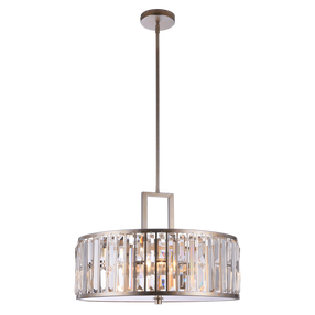 Хрустальная люстра навесной CosmoLight Kiev P05134CP, E27, 5 x 60 Вт, прозрачный цв. / золотой цв.