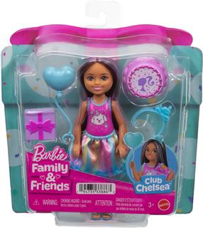 Кукла с аксессуарами Mattel Barbie Family & Friends Club Chelsea, 15 см, многоцветный