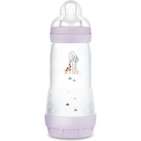 Bērnu pudelīte Mam Baby Perfect Start Planet Love, 320 ml, 0 mēn., violeta krās.