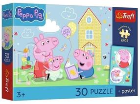 Пазл Trefl Peppa Has a Map, 27 см x 20 см, 30 шт.
