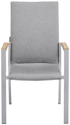 Lauko kėdė Kettler Rasmus, sidabro sp./pilka sp./rusva sp., 62 cm x 60 cm x 100 cm
