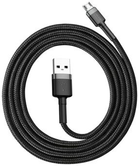 Juhe Baseus, Micro USB/USB A, 100 cm, must v.