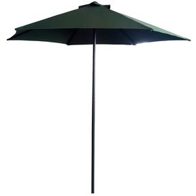 Sodo skėtis Patio Push Up, 250 cm, antracito sp./žalia sp.