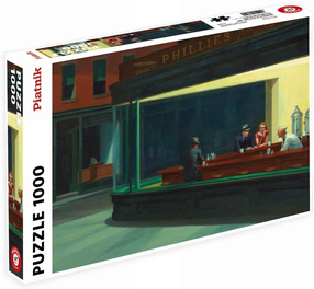 Dėlionė Piatnik Hopper the Nighthawks 538445, 68 cm x 48 cm, 1000 vnt., įvairių spalvų