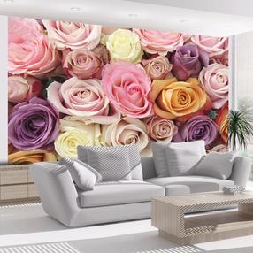Fototapete Artgeist Pastel Roses, 309 cm x 400 cm