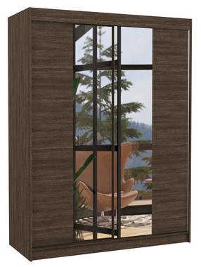 Spinta ADRK Fever 150, ruda sp., 58 cm x 150 cm x 200 cm, su veidrodžiu