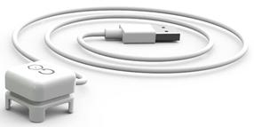 Kabelis GoCube Charging Cable USB, Magnetic GoCube Plug, 0.9 m, balta krās.