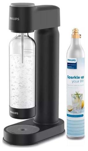 Karastusjoogi valmistamise masin Philips ADD4901BK/10, 23.95 cm, 1 l, must v.