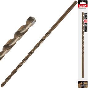 Metalo grąžtas Tvardy T02600XL, metalas/plienui/plastikas, hss, cilindrinis, 10 mm x 34 cm