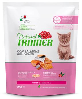 Сухой корм для кошек Natural Trainer Kitten Salmon, курица, 0.3 кг