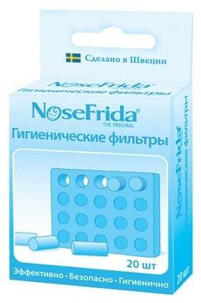 Filtras aspiratoriams Nosefrida Nasal Filters, 20 vnt.