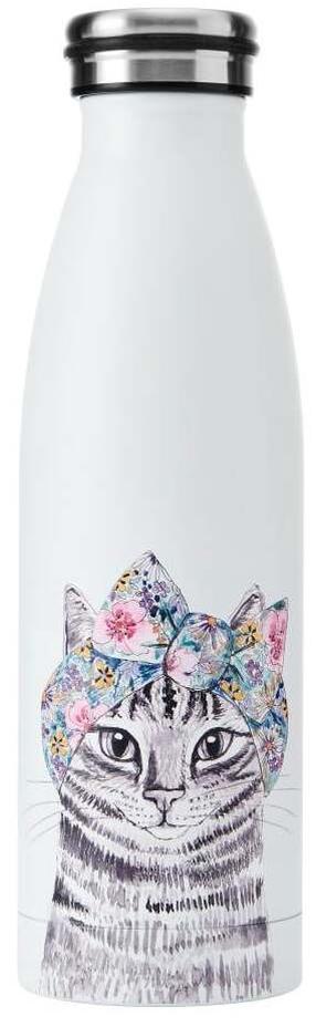 Termogertuvė Mikasa Tipperleyhill Cat, 0.5 l, balta sp./juoda sp./mėlyna sp.