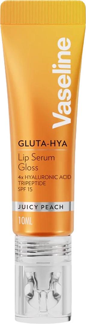 Lūpu spīdums Vaseline Gluta-Hya Plump & Dewy, 10 ml, juicy peach