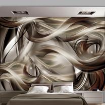 Fototapetas Artgeist Brown Revelry 3XLFT700SAM, 256 cm x 256 cm