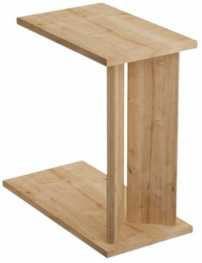 Staliukas Kalune Design Lun, ąžuolo sp., 50 cm x 25 cm x 48.6 cm