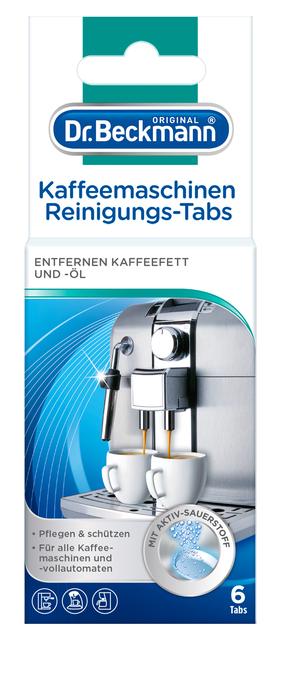 Kafijas automātu tīrīšanas tabletes Dr. Beckmann, 6 gab.