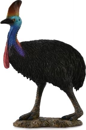 Фигурка-игрушка Collecta Cassowary 88651, 7.5 см, черный цв.