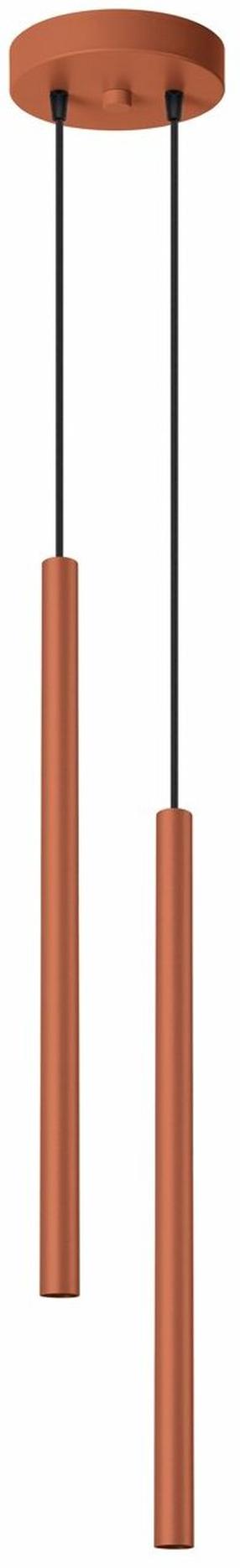 Šviestuvas lubų Sollux Pastelo 2, G9, 2 x 8 W, raudona sp. / raudona sp.