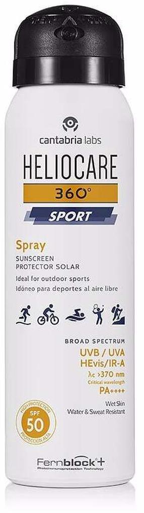 Päevituse hooldussprei keha jaoks Heliocare 360° Sport Spray SPF50, 100 ml