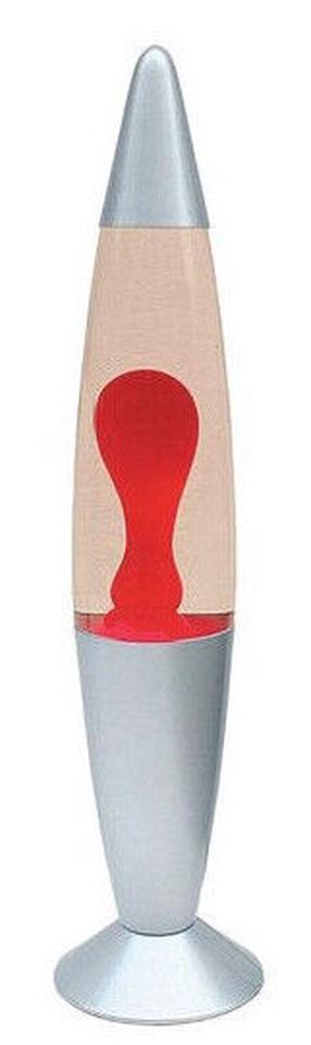 Lavas galda lampa InnovaGoods Magma Lava MXA055R, LED, sarkana krās./sudraba krās.
