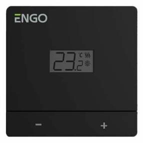 Termostaat Engo Controls, pinnale paigaldatav, must v., 8 cm, 5 - 35 °C