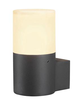 Sieninis lauko šviestuvas SLV Grafit, 11W, E27, IP44, antracito sp., 8.8 cm x 17 cm