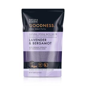 Набор солей для ванн Baylis & Harding Goodness Lavender & Bergamot, 1000 г, фиолетовый цв.